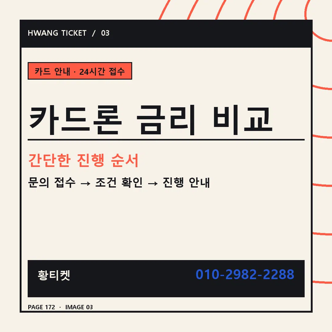 카드론 금리 비교 안내 3